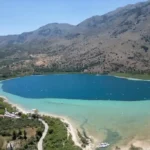 Lake Kournas in Crete